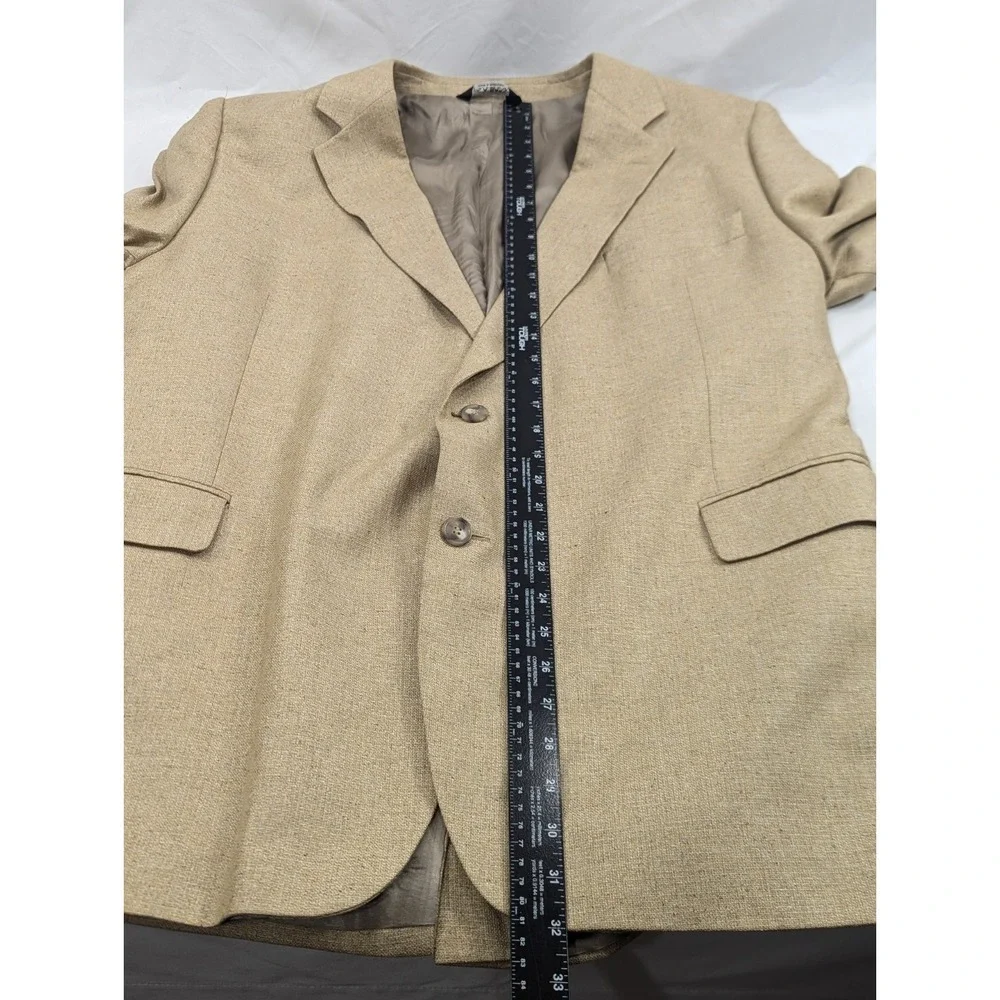 Jos. A. Bank Unstructured Blazer Sports Suit‎ Jacket 100% Silk 52R Slim 52